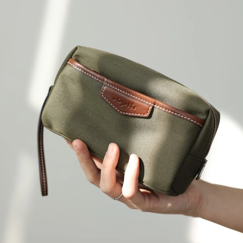 

Women Luxury Sturdy And Durable Small Zipper Pouch Handbag light weight storage bag makeup bags