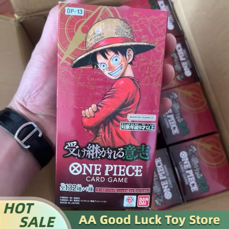 

Hot Sale Japanese One Piece Op-13 Card Game Romance Dawn Booster Box Tcg Card Box Collection Cards Gifts Adult