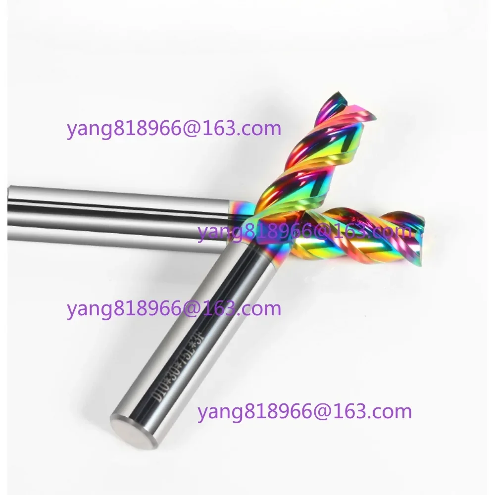 1pc HRC55° 3 Flutes Tungsten Carbide End Mill Aluminum Bit 1mm 4mm 6mm 8mm 12mm  Endmills Metal CNC Hard Alloy Milling