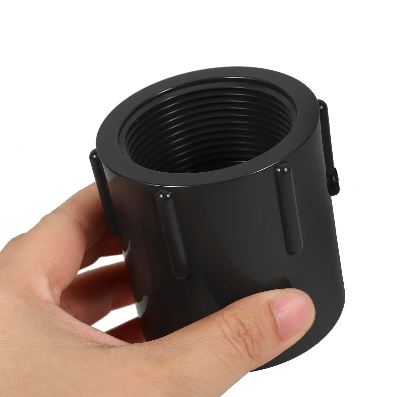 

2 шт. ПВХ-адаптеры с внутренней резьбой, прочные соединители для труб, для химической очистки воды, фитинги для обработки морской воды