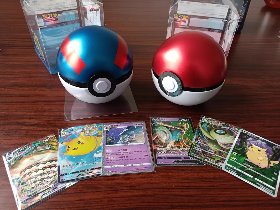 Originals Pokemon Trading Card Game Poké Ball Ultra Ball Great Ball Trainer Chinese Battle Cards Collection Gift Playing Toy