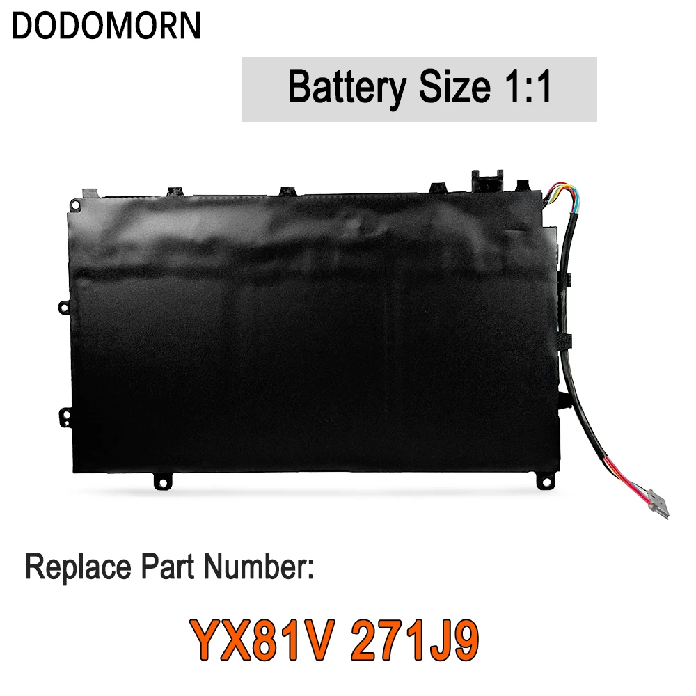 DODOMORN New 271J9 Battery  For DELL Latitude 13 7000 7350 GWV47 0GWV47 YX81V 11.1V 30WH