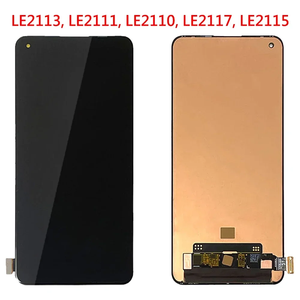 6.55\'\' AMOLED For OnePlus 9 LCD Display Touch Screen 1+9 LE2113 LE2111 LE2110 LE2117 LE2115 LCD Digitizer Assembly Replacement