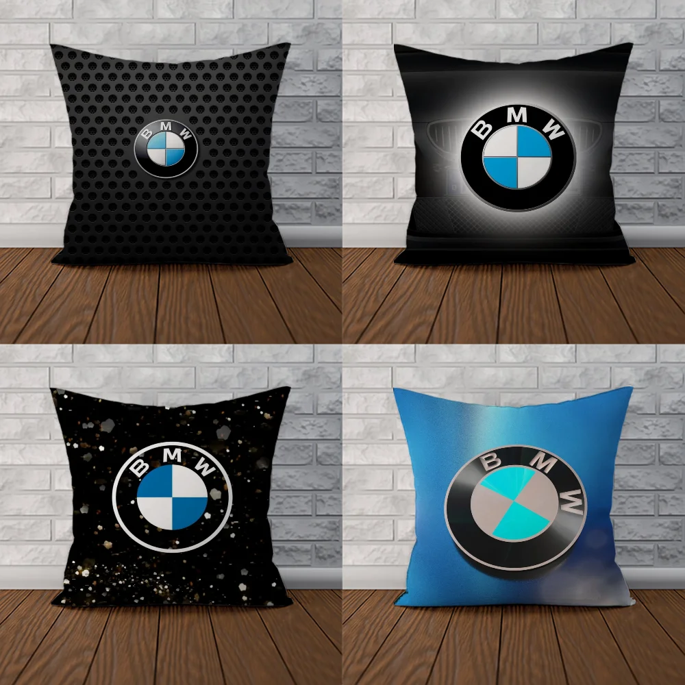 Bmw Case for Pillow Covers Cotton Cushion Cover 45x45 Anime Pillow Cases Decorative Home and Decoration Pillows for Sofa Bed