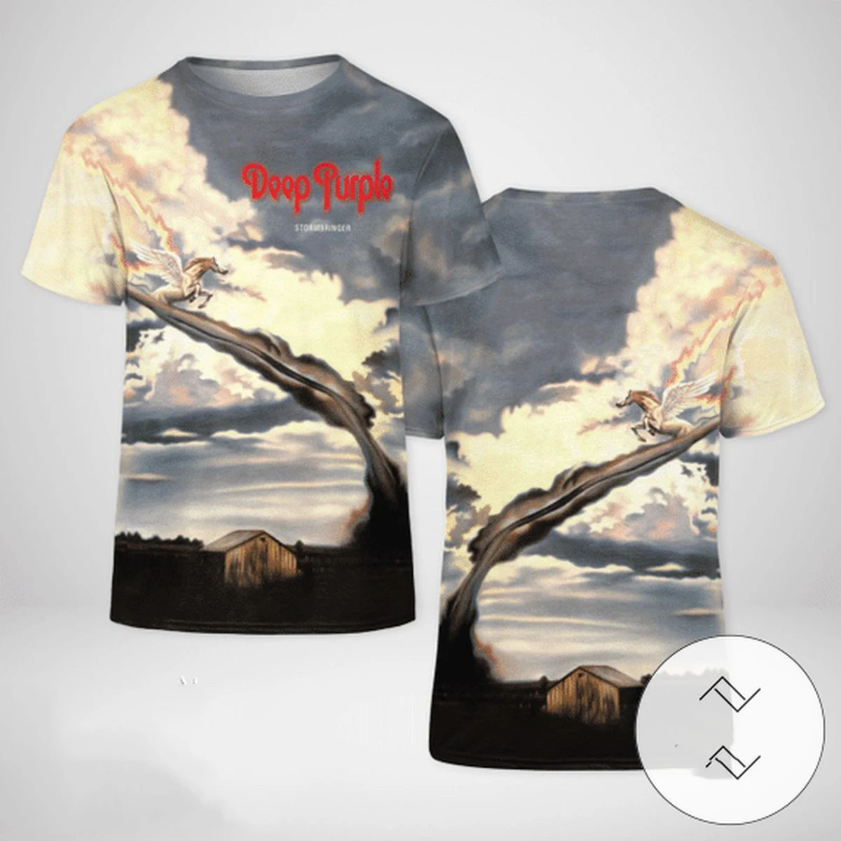 2025 جديد عميق الأرجواني روك تي شيرت الصيف ثلاثية الأبعاد طباعة الرجال النساء الهيب هوب الاتجاه قصيرة الأكمام تيز بلوز حجم الشارع ملابس للرجال #6