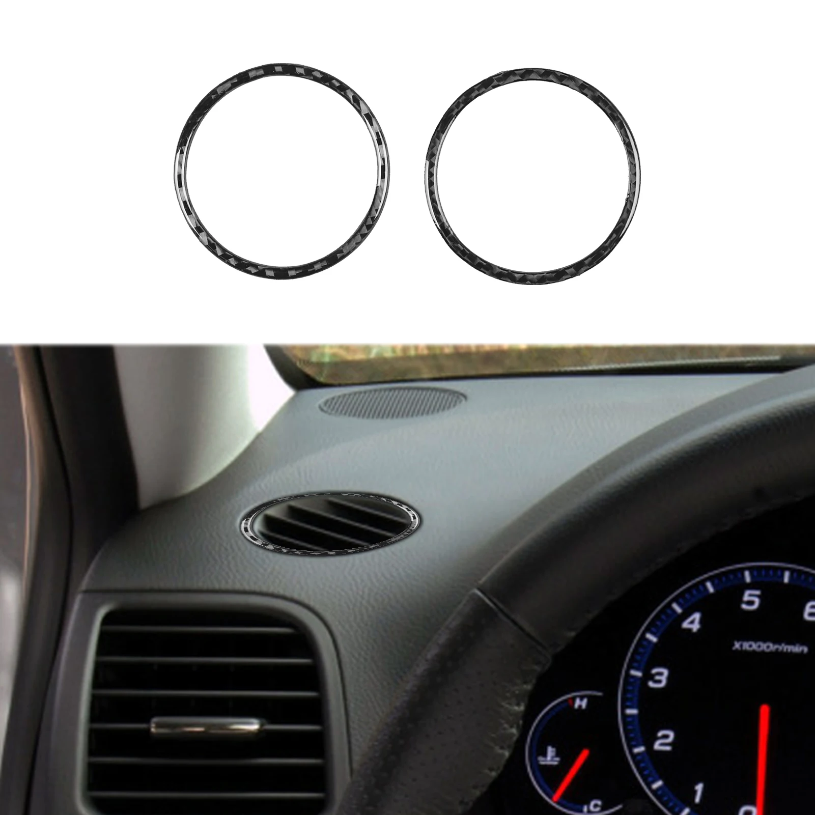 For Acura TSX 2004 2005 2006 2007 2008 Refit Carbon Fiber Car Forged Carbon Set Interior Gear Shift Door Panel Sticker