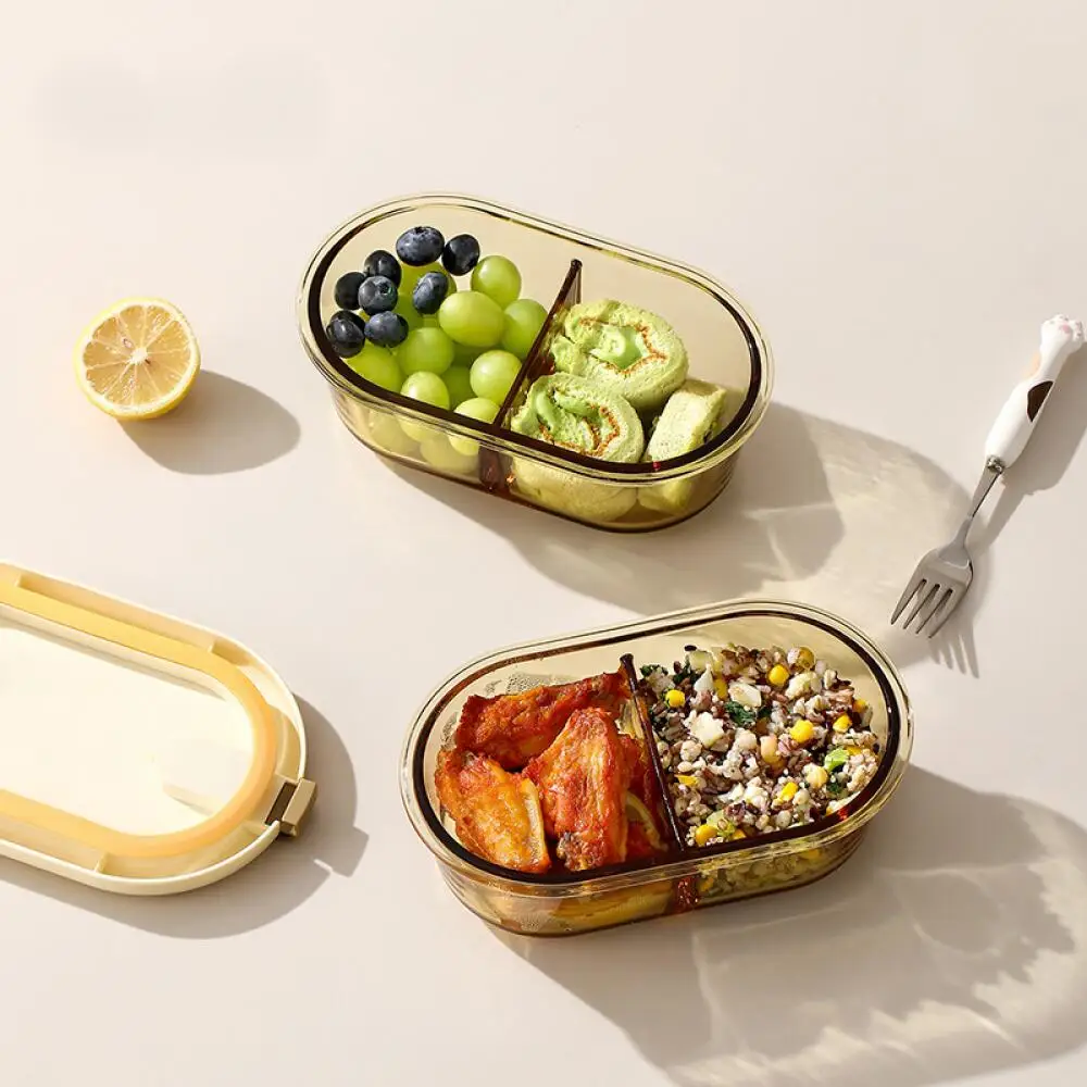 يمكن تسخين صندوق الغداء الزجاجي اللطيف على شكل أرنب ميفي لعمال المكاتب للحفاظ على بينتو طازجًا #2