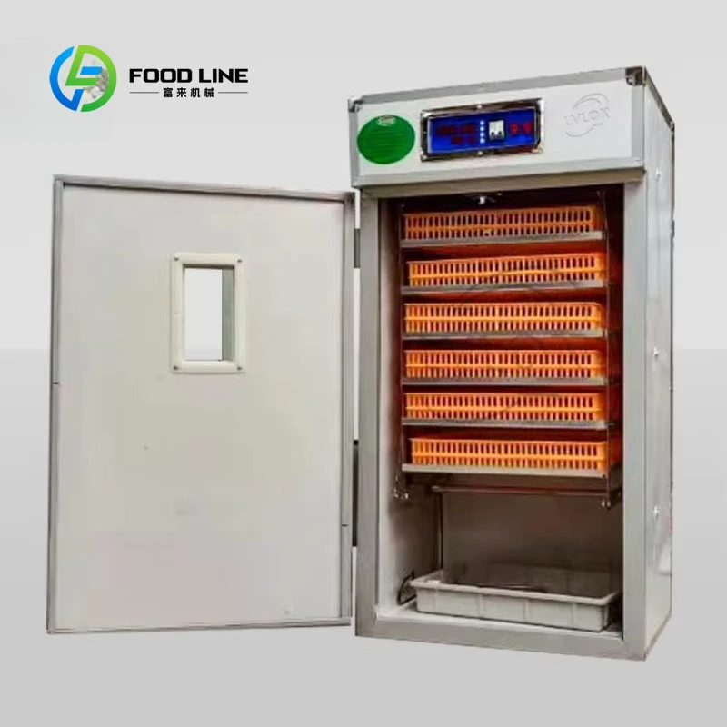 Fully automated large professional poultry incubator with controlled temperature and humidity