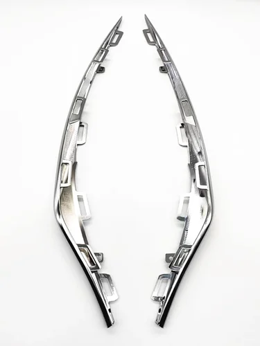Imagen 2 del producto OEM; A 1178855100 A 1178855000 Para Mercedes Benz parachoques delantero izquierdo derecho cromado tiras embellecedoras de W117 CLA200 CLA220 Clase CLA