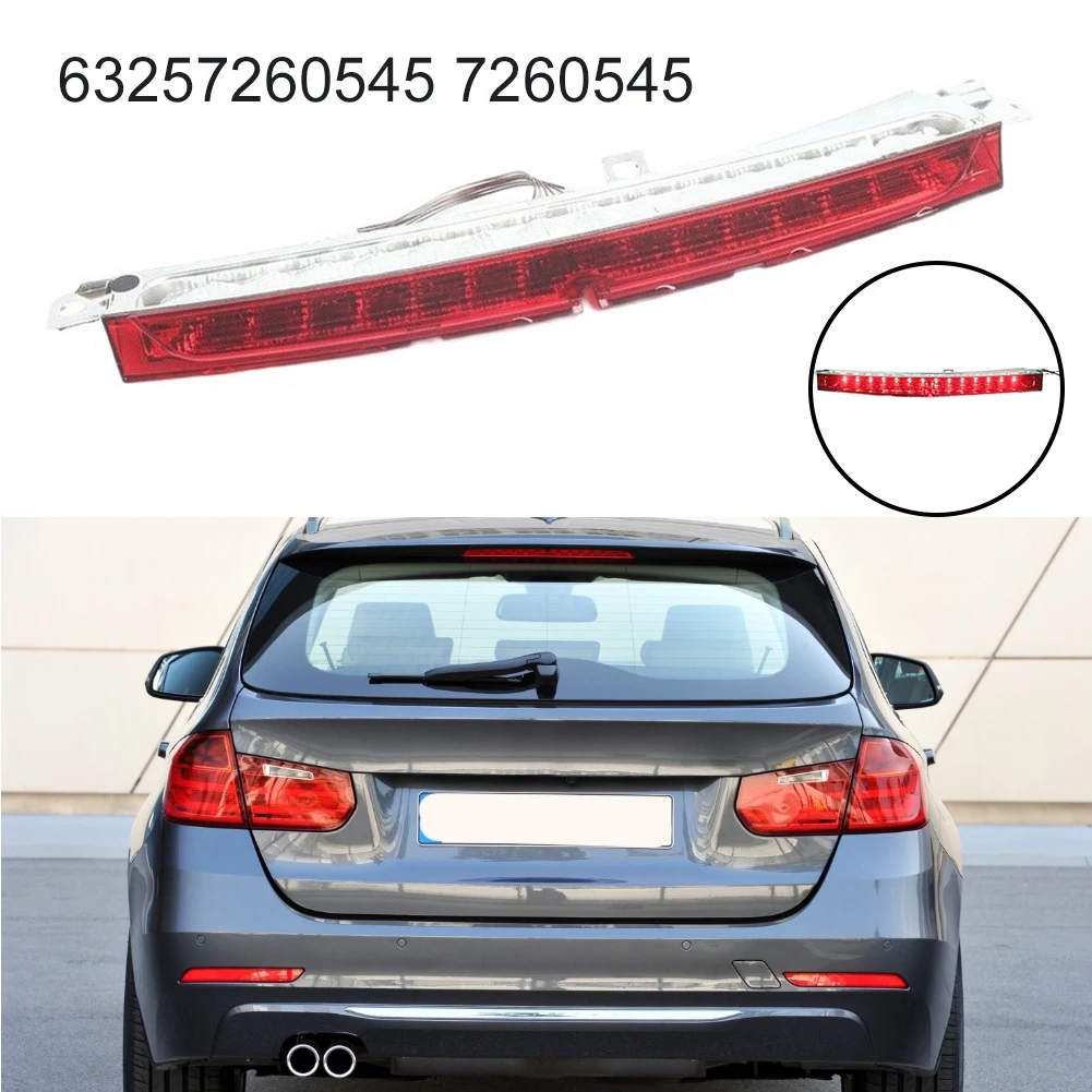 For Daily Driving Safety Red Rear Tail Lamp Third Brake Light Heat Resistant Material Pressure Resistant Design