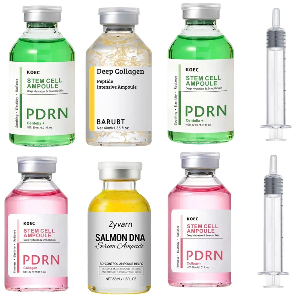 Ampolla de ADN de Salmón PDRN, Sérum Facial, Reparación Avanzada de la Barrera Cutánea, Reafirmante, Iluminador, Esencia Facial, Cuidado de la Piel Coreano, 30/35 ml