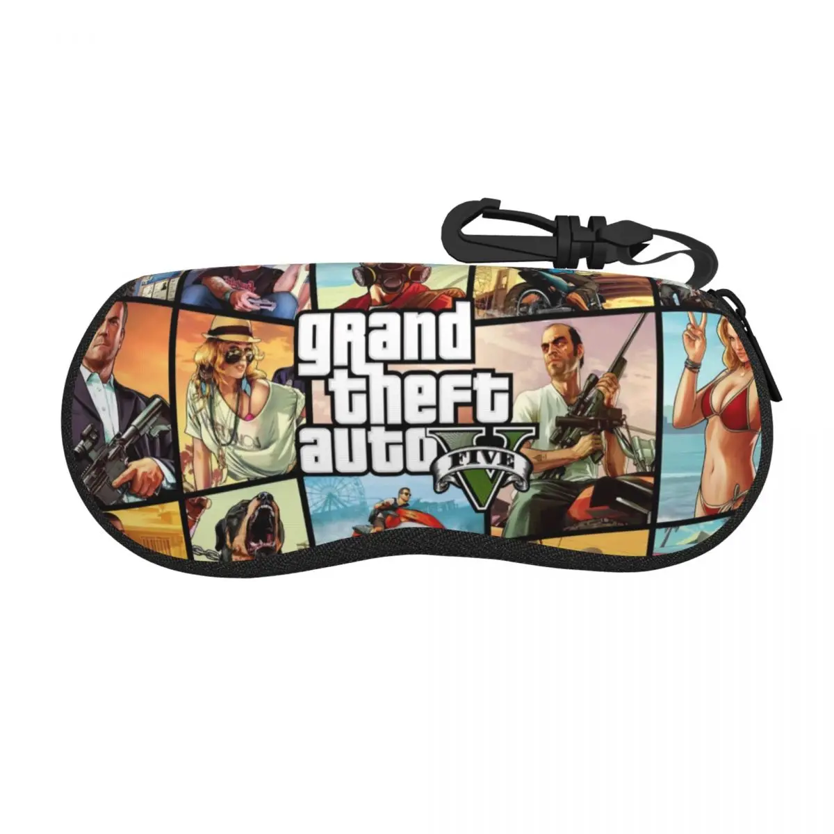 

Custom Grand Theft Auto Shell Eyeglasses Protector Cases Cute Sunglass Case GTA Adventure Game Glasses Pouch