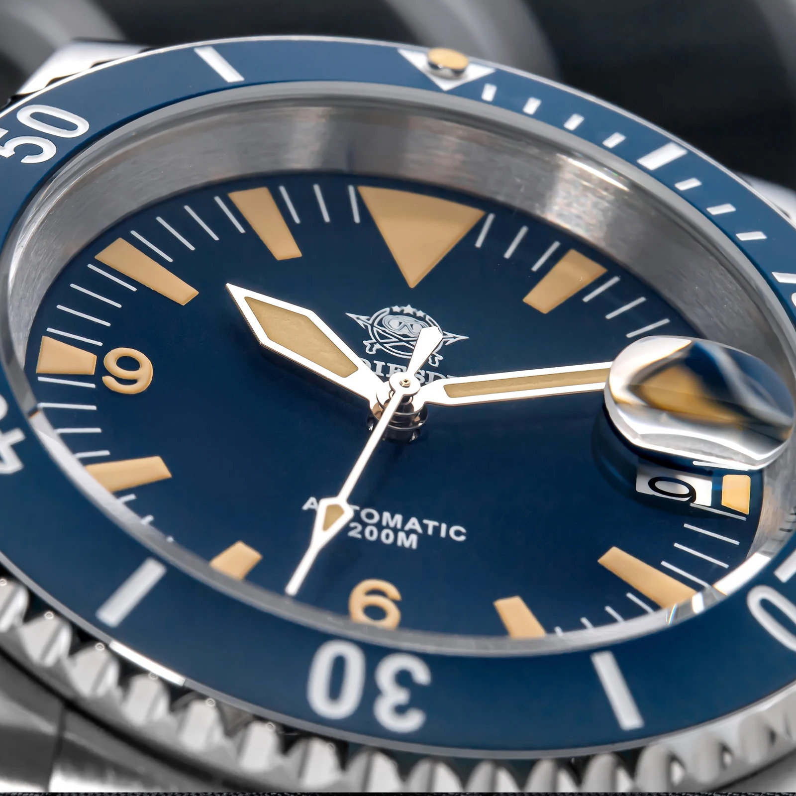 

ADDIESDIVE Men's Watch NH35 Automatic Sapphire Glass Ceramic Bezel AD2064 Diver Watch C3 Luminous Waterproof Mechanical Watch