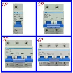Chint high power air switch air switch DZ158 / NXB-125 1P 2P 3P 4P 63A 80A 100A 125A