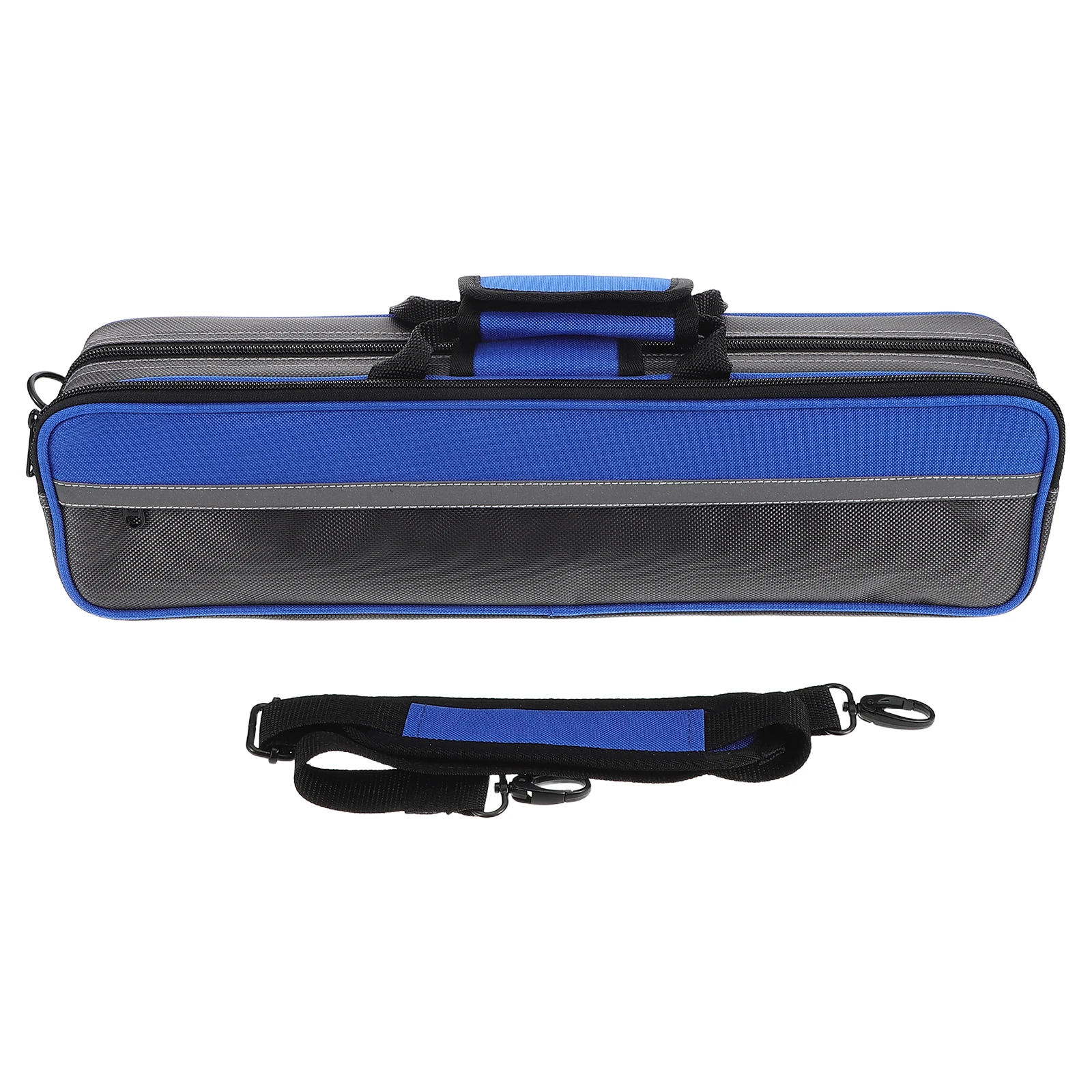 

Carrying Bag 17 Holes Blue Instrument Bag Protective Cover Lightweight Canvas Quick Design Ample For Music Class