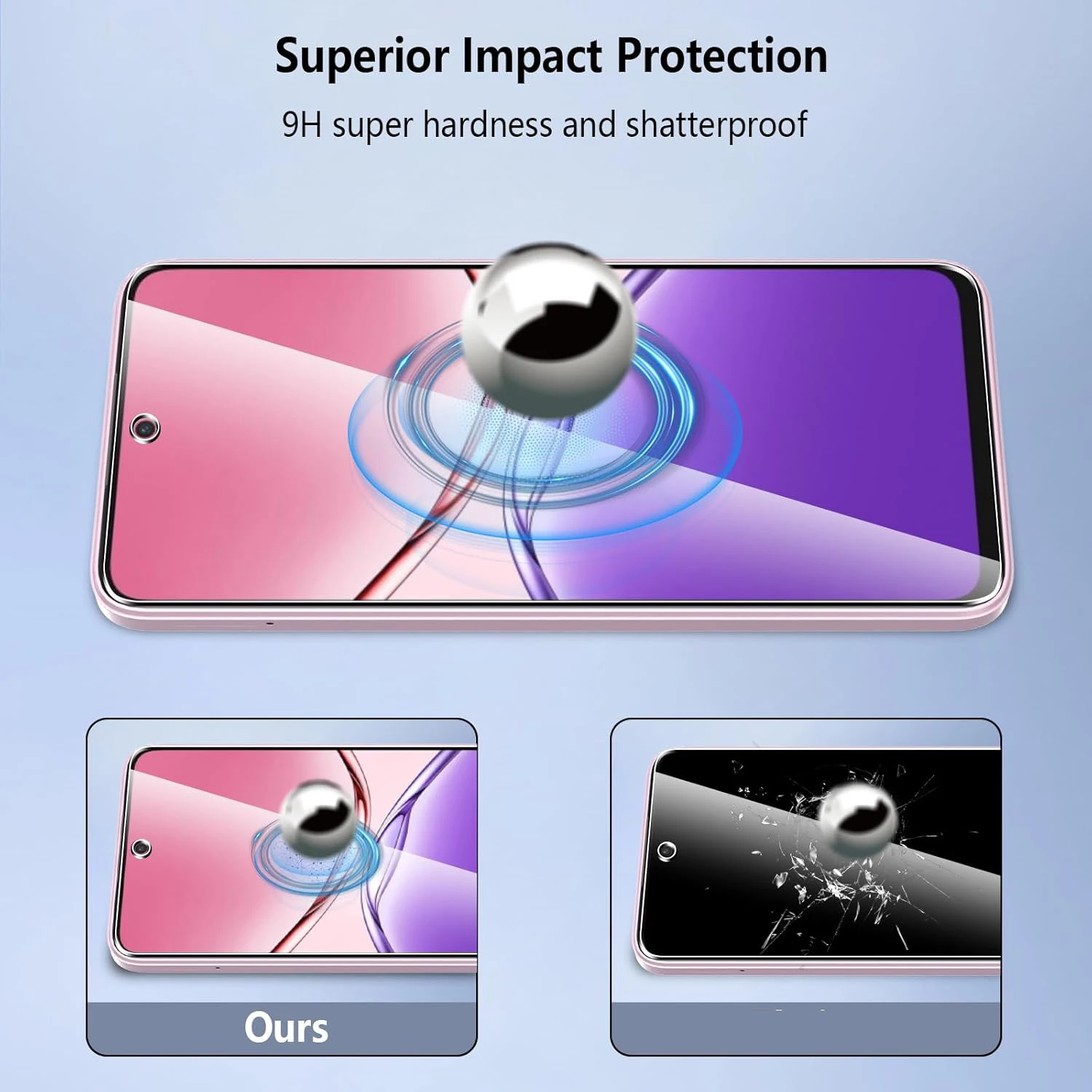 Imagen 5: Para TCL 605 Protector de pantalla de vidrio templado Película de vidrio