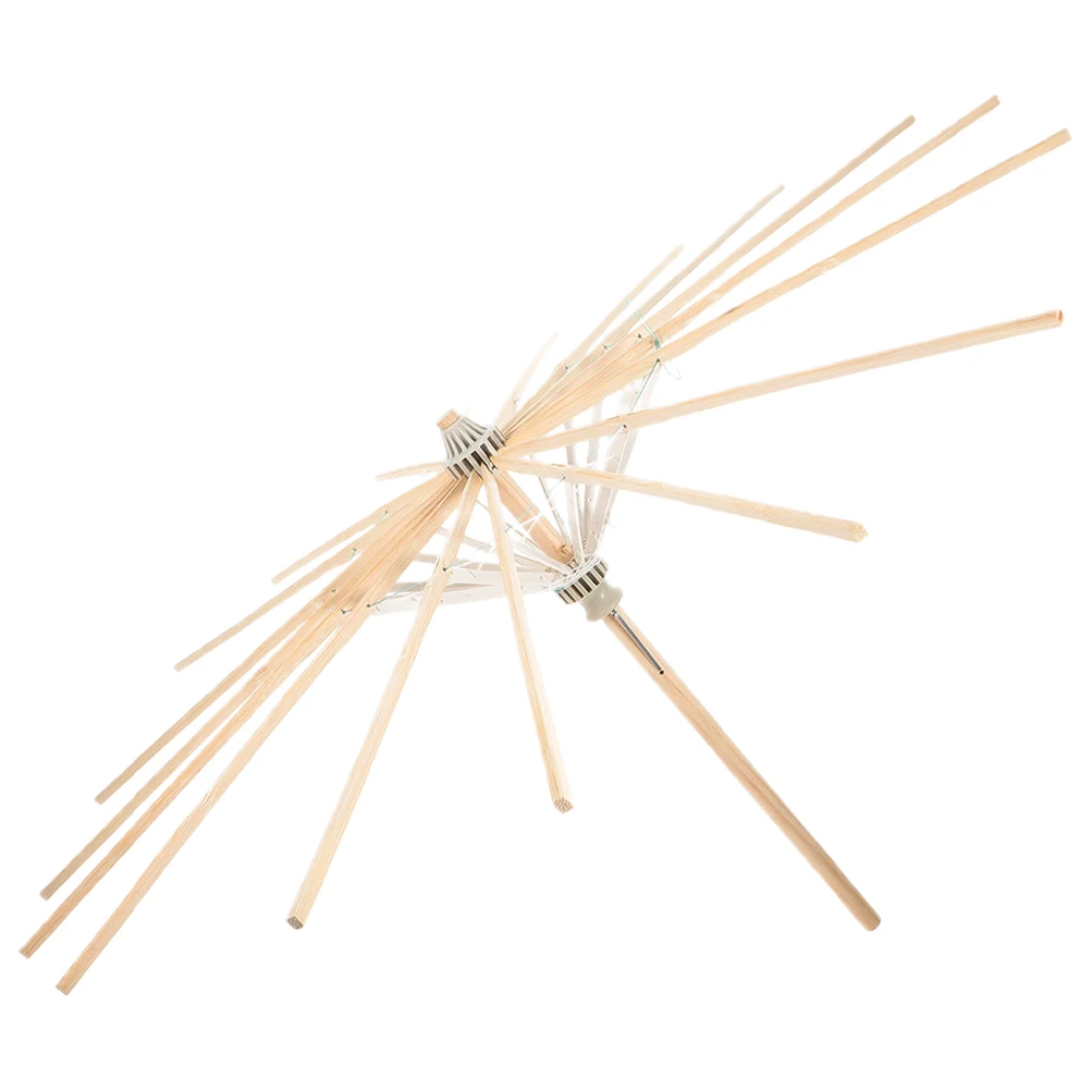 

Creative Paper Stand Replacement Frame Sturdy Folding Holder Oil Paper Umbrella Support Bamboo Umbrella Bracket For Decor Stage