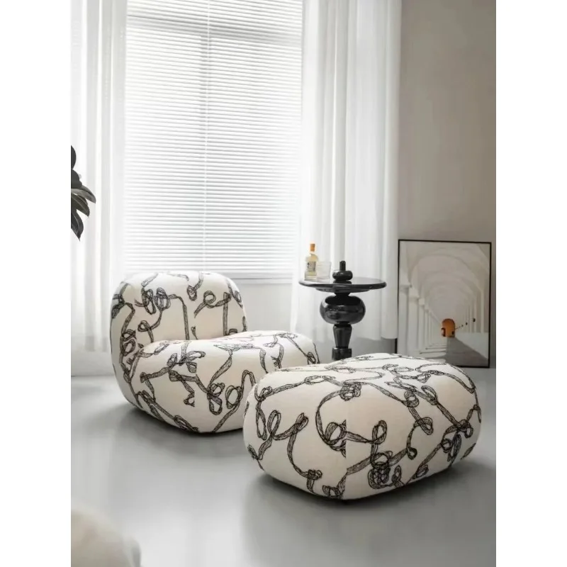 

Hippo chair, styling cotton single casual sofa chair