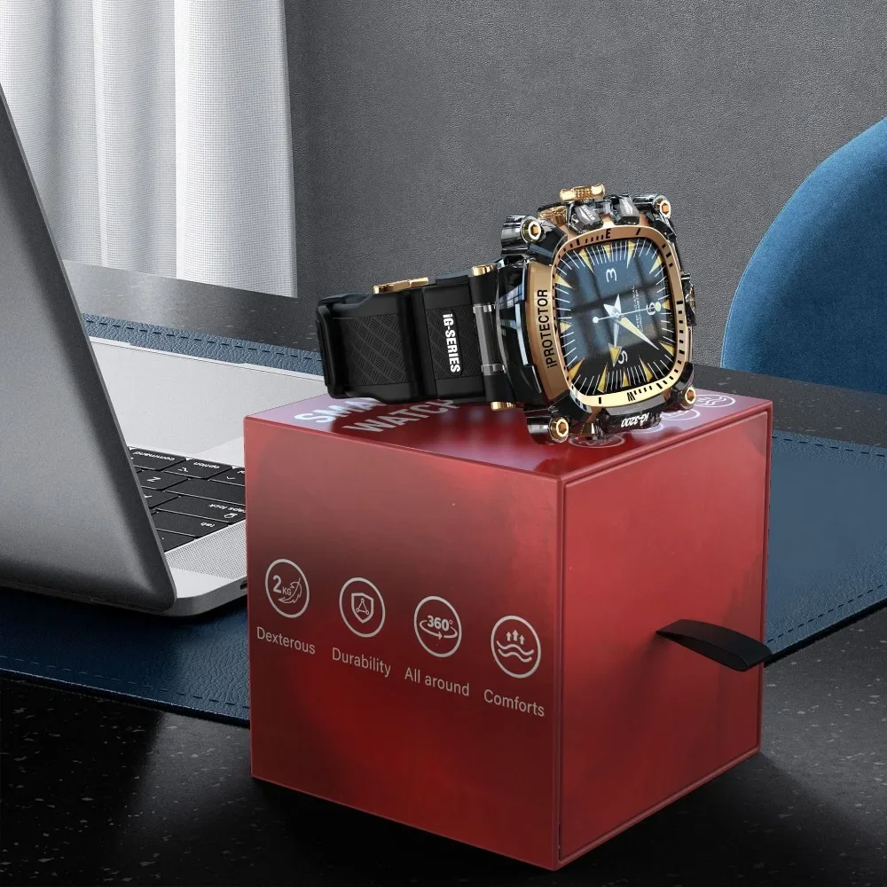 طقم تعديل حافظة فاخرة من الفولاذ المقاوم للصدأ لسلسلة ساعات أبل 10 شريط مطاطي لسلسلة iWatch 10 46 مللي متر سوار مجدد