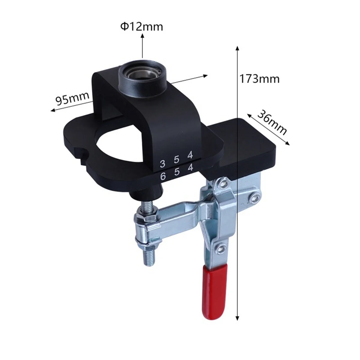 35mm Hinge Punching Locator Set Adjustable Opening Margin Furniture Door Panel Hinge Mounting Auxiliary Woodworking Tool