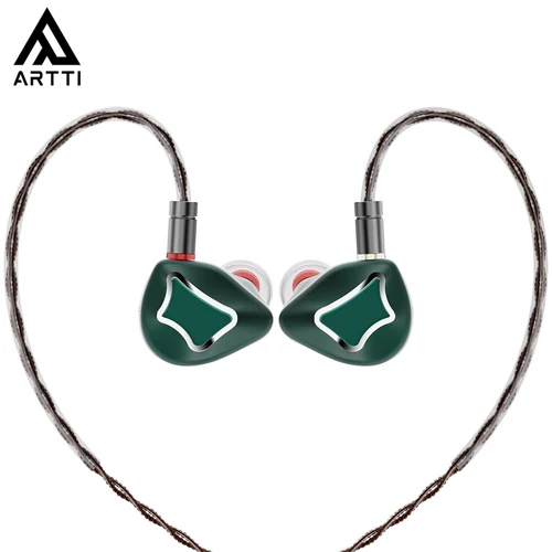 ARTTI-auriculares intrauditivos R1 y T10, cascos HIFI IEMs 3DD con cable, controlador dinámico, Monitor estéreo, con 0,78, 2 pines, 3,5/4,4mm