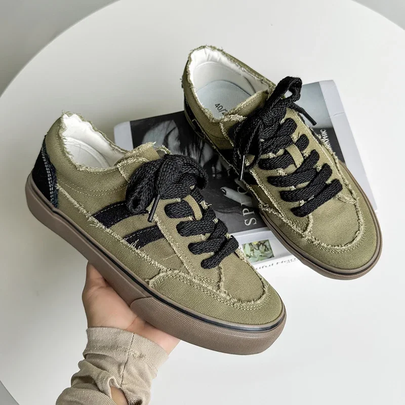 

Винтажная мужская обувь для скейтборда, модная повседневная удобная замшевая вулканизированная обувь для мужчин, оригинальные классические дизайнерские мужские кроссовки