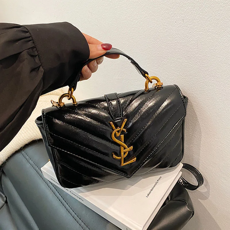

PU leather niche commuting women's shoulder bag, fashionable trend shoulder crossbody bag, personalized and versatile handbag