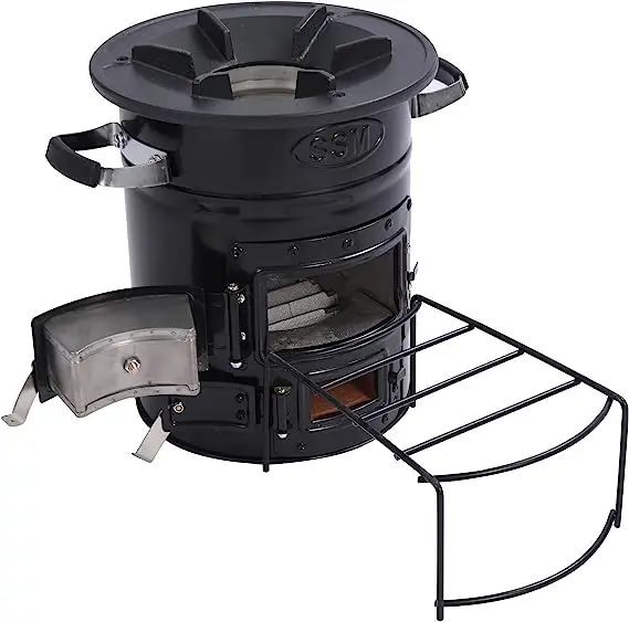 

Rocket Stove BBQ Camping Stove Clean Cooking Stove for Outdoor Picnic
