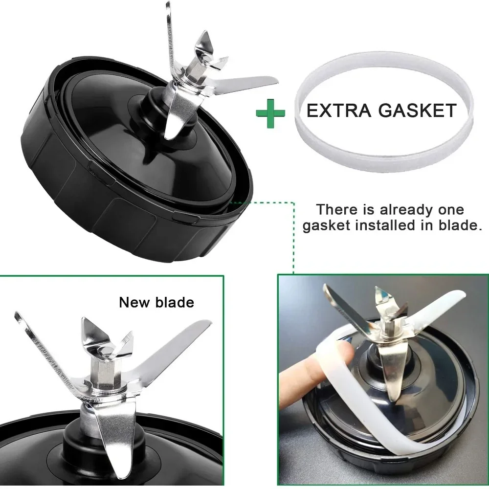 Лезвие блендера с 7 ребрами, совместимое с заменой лезвия блендера Ninja для Ninja Auto iQ BL682-30 BL642-30 BL450-30 BL482-30 BL687