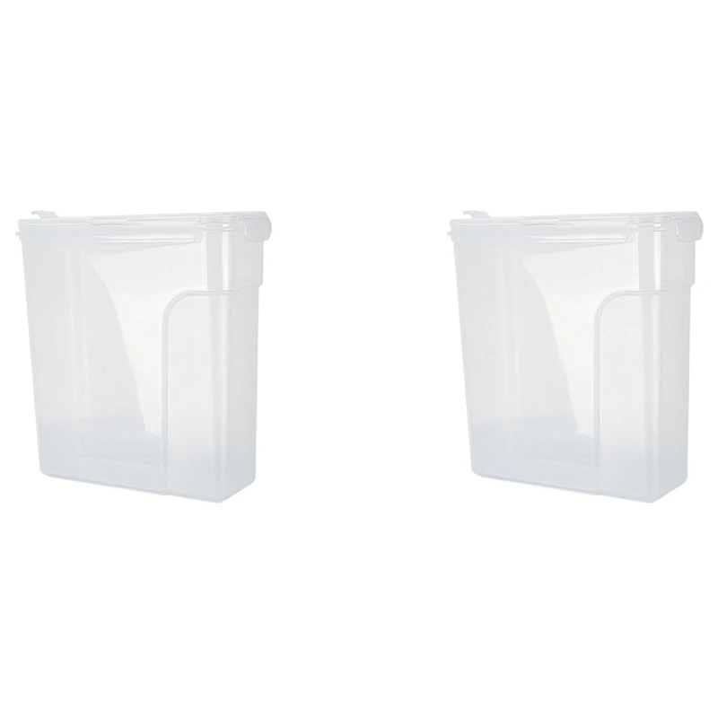 

2X 4L Sealed Tank Moisture-Proof 3D Printer PLA Consumable Drying Oven Tray Seal Ring Storage Box