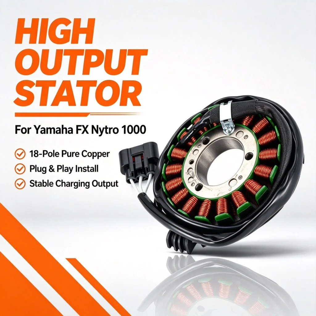 Motorcycles Generator Stator Coil for Yamaha Nytro RTX FX10RTR FX10RTRS SE 2009 AZ for Yamaha/FX Nytro 1000 (08-11)