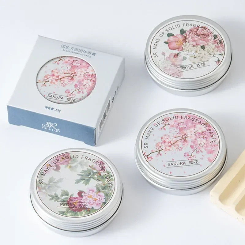 Long Lasting Scent for Romantic Souls For Dating Ladies Solid Perfume Exquisite Floral Solid Balm Magnolia Orchid Gardenia