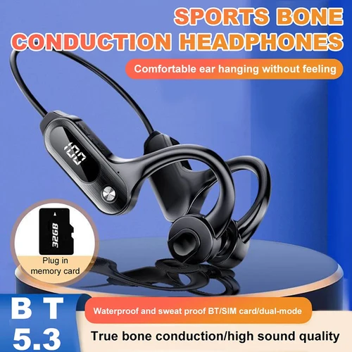 Xiaomi-auriculares de conducción ósea para natación, cascos con doble Bluetooth 5,3, memoria de 32G, sin oídos, IPX8, resistentes al agua, con conducción de aire, novedad