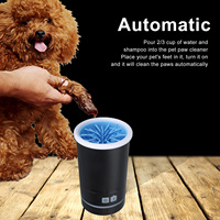 Dog Paw Washer Automatic USB Charging Soft Bristles Portable Electric Pet Foot Cleaner For Small Medium Dogs Cats