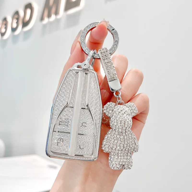 

TPU Car Remote Key Cover Case Holder shell Fob Keychain Styling Protector Bag For Hongqi HS5 HS7 H9 H5 E-HS9 H6 HQ9 HongQi 2025