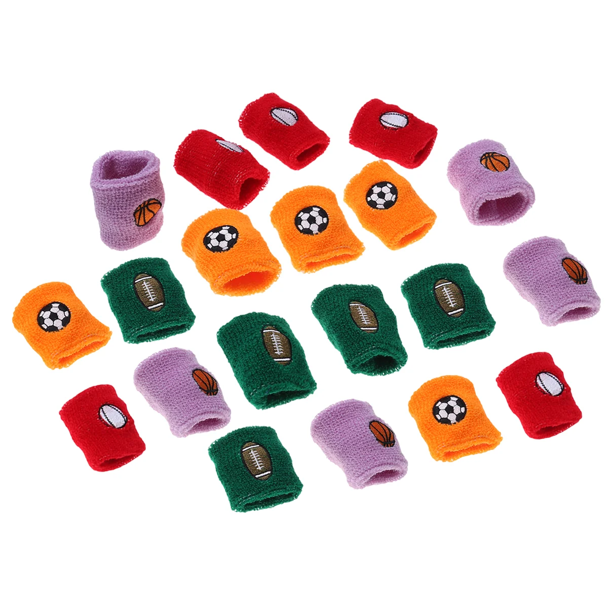 

20 Pcs Riding Wristband for Kids Wristbands Protective Wipe Sweat Child Soccer Sweatbands