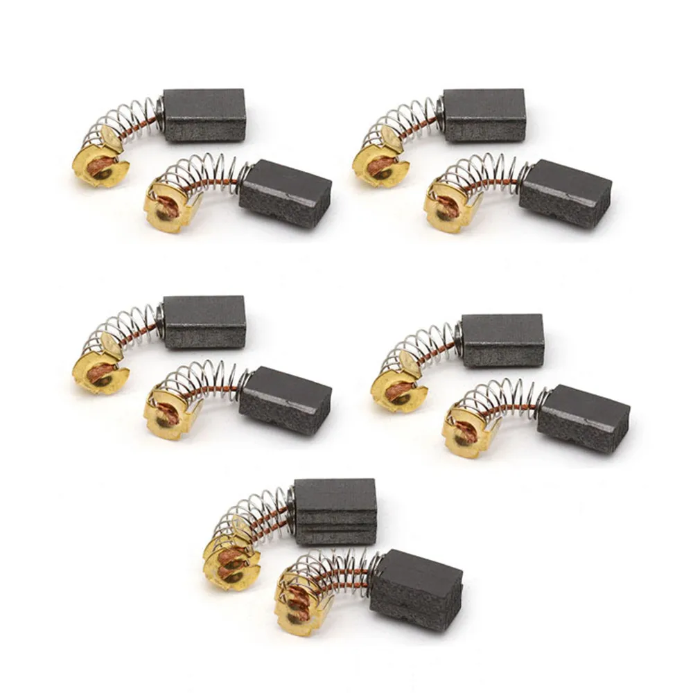 10pcs Carbon & Metal Brushes for Electric Pickaxe Angle Grinder Demolition Rotary Hammer Power Tool Accessory CB100 CB103 CB105