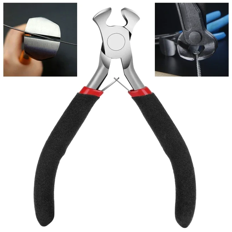 End Cutting Pliers Practical Carpenters Pincers 4.5'' Mini Pliers Durable Puller End-Nippers for DIY Jewelry Making