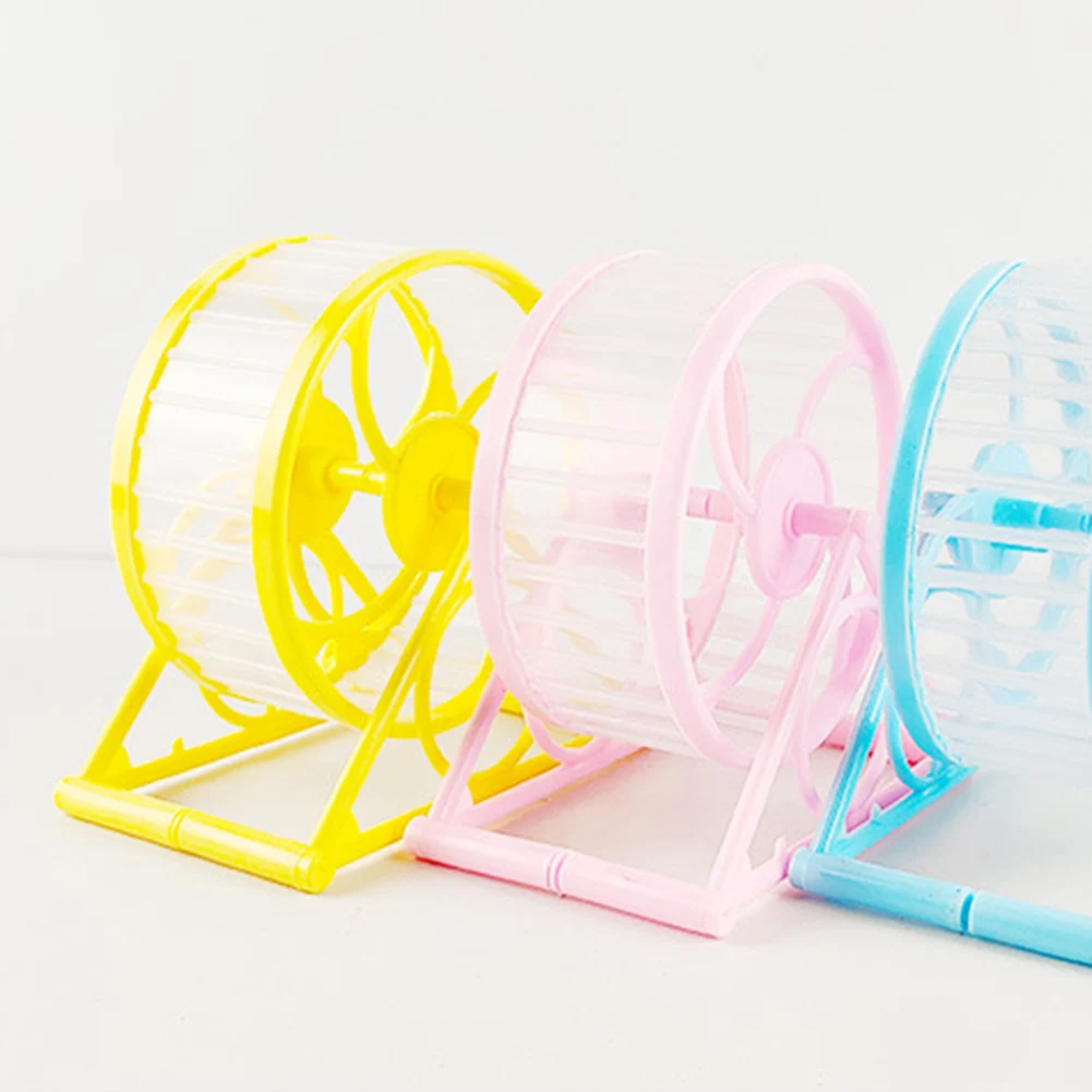 Plastic Hamster Running Wheel Anti-rollover Hamster Sports Rolling Hamster Toy