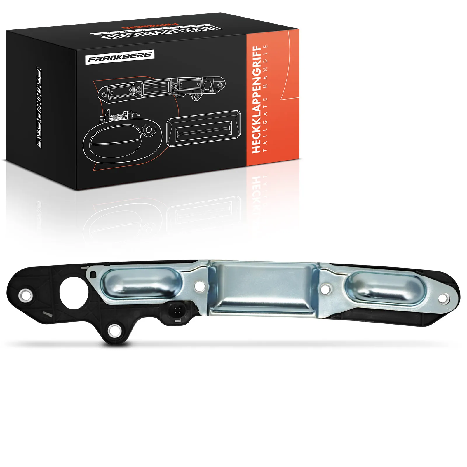 Frankenberg 1x Buitendeurgreep voor VW Golf Plus, Passat, Jetta III, Touran 1T0827574F, 1T0827574J, 1T0827574D