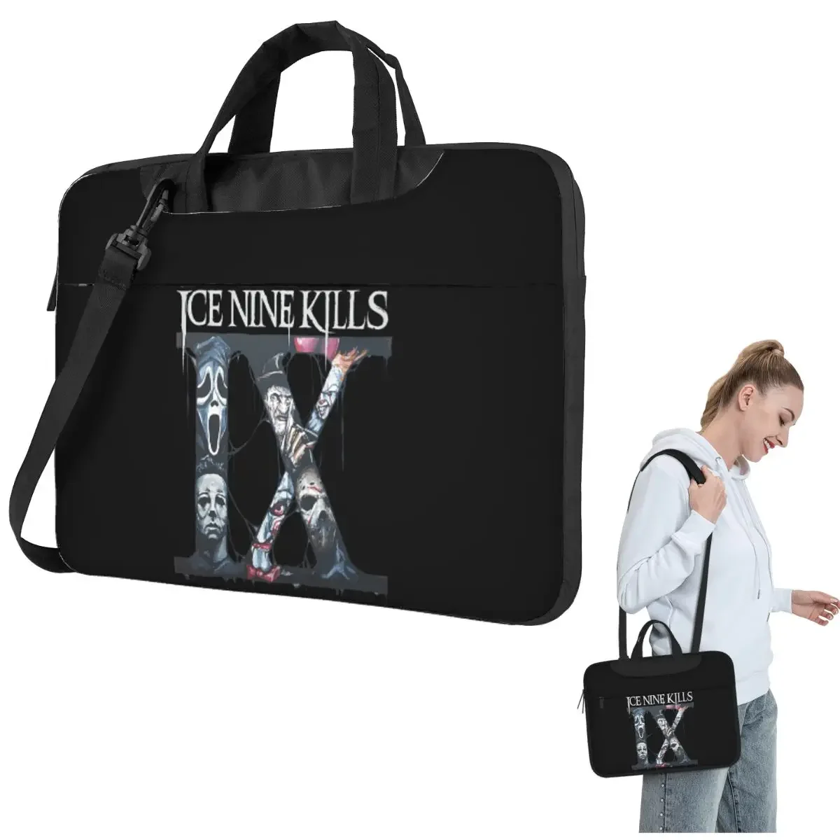 

Сумка-чехол Ice Nine Kills Crossbody для ноутбука, защитный чехол для компьютера, устойчивый к повреждениям, для MacBook Pro