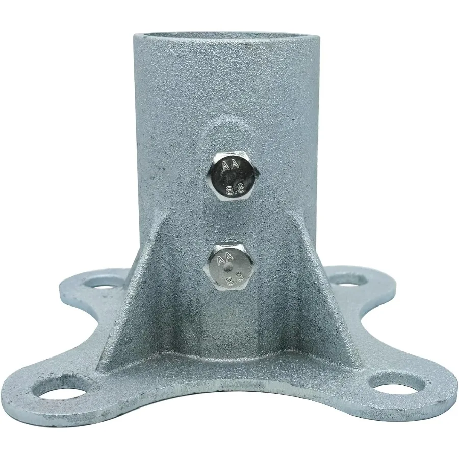 Chain Link Fence Post Floor Flange Bracket 2 1 2