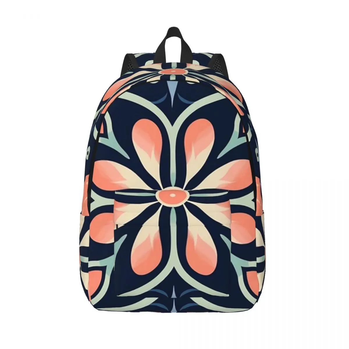 

Inlay Style Pattern Backpack Student Boys Girls BookBag Children School Bag Laptop Shoulder Bags for Men Women