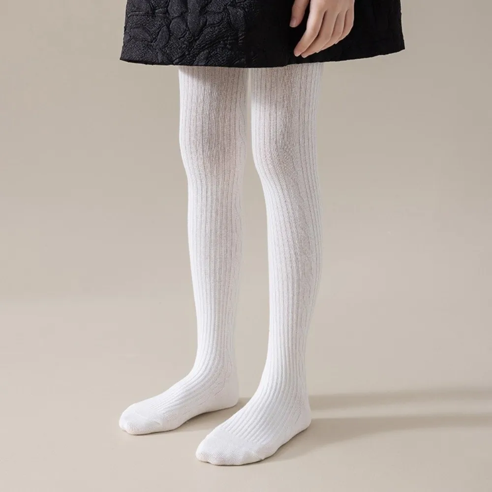 New Knitted Leg Warmers Breathable Cotton Hosiery Tights For 0-12Y