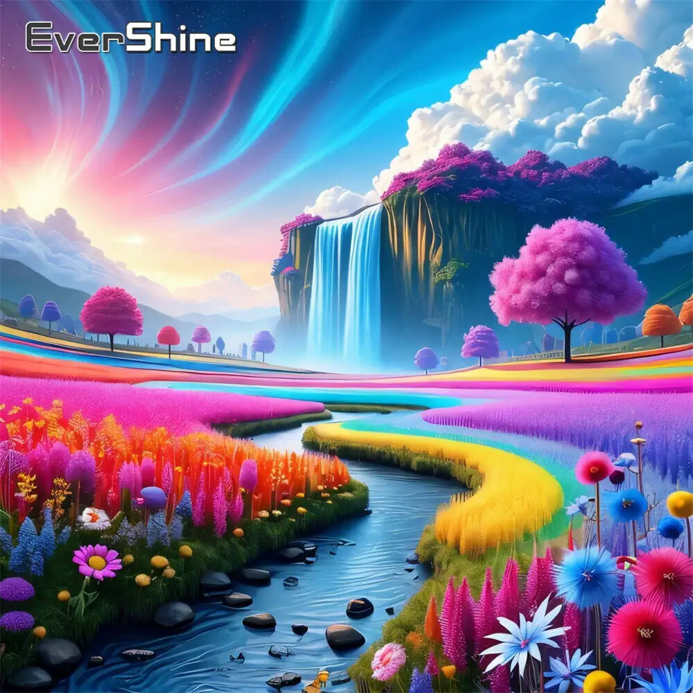 

Evershine алмазная живопись цветок ромашки красочные акриловые принадлежности для рукоделия Алмазная мозаика DIY вышивка подарок ребенку