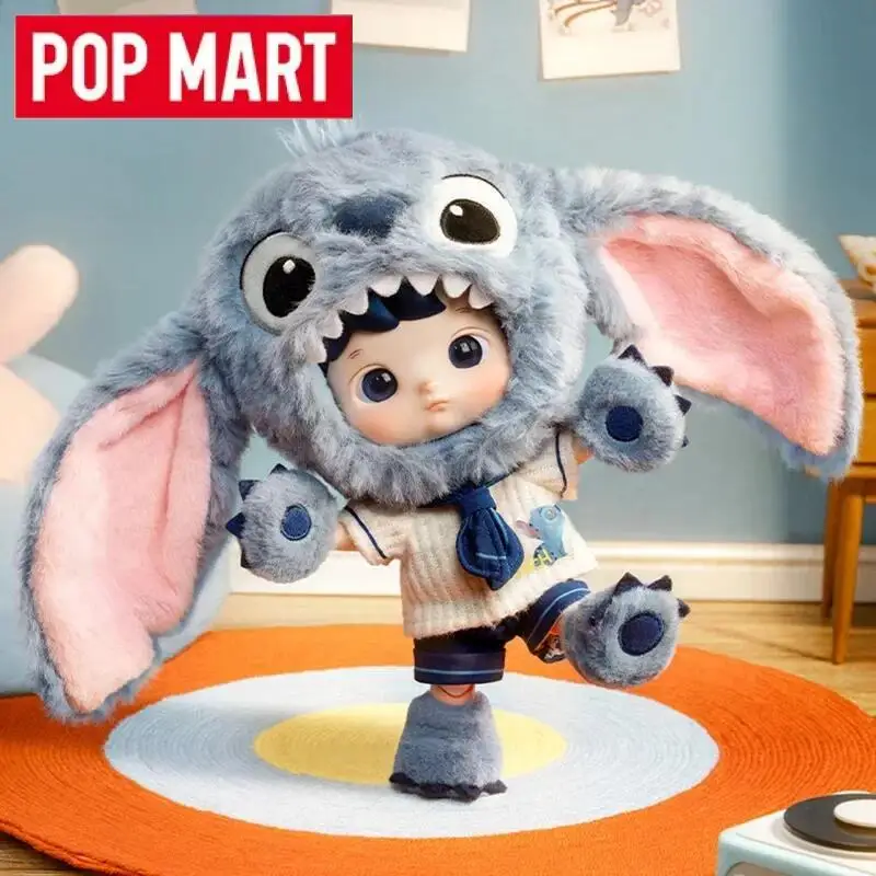 

POP MART HACIPUPU Stitch 1/8 BJD Series Cute Anime Figure Desktop Ornaments Gift Blind Box Guess Bag Mystery Box Toys Doll