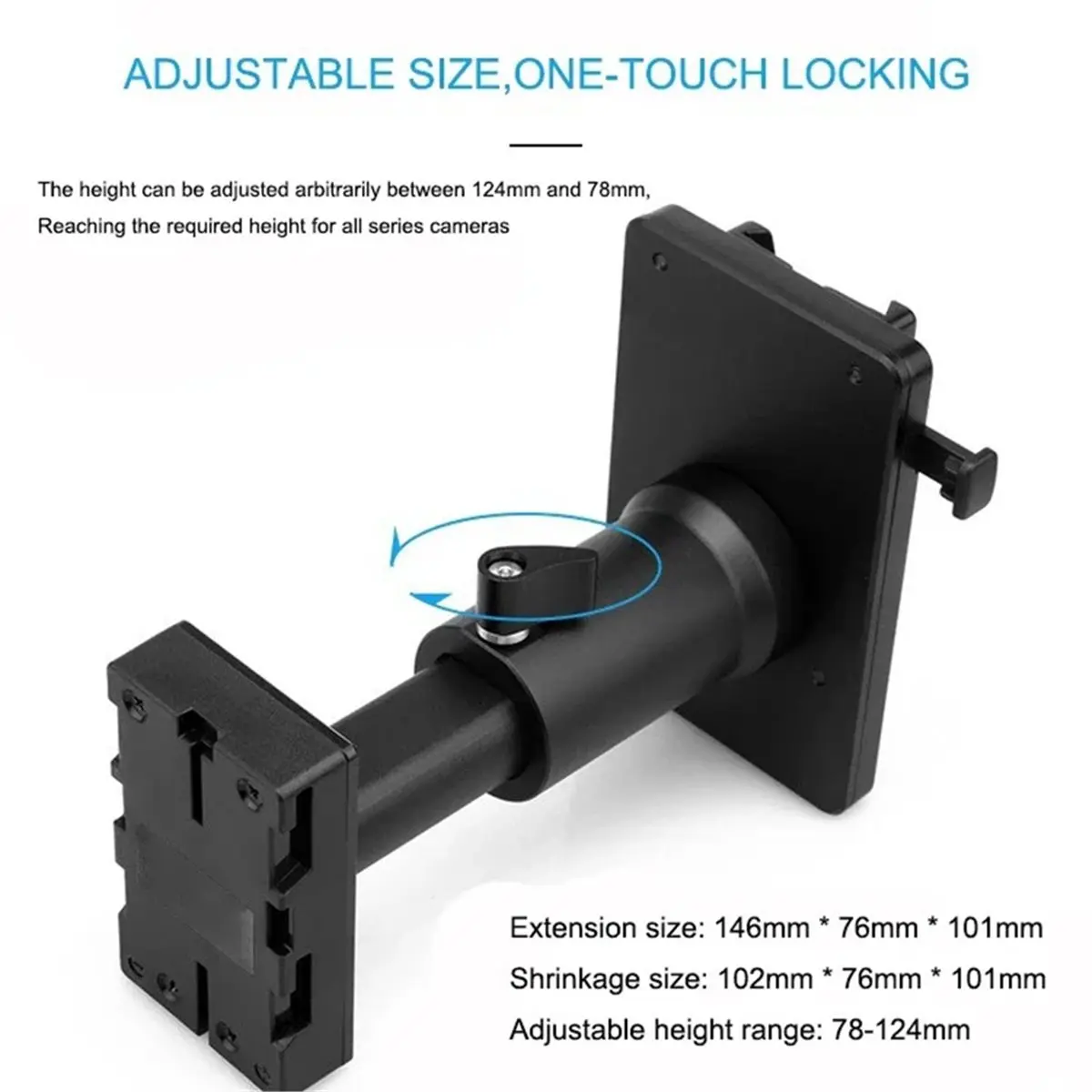 (A99Z] Mini V Mount Battery Plate to BP-U BP-U30 BP-U90 BP-U60 BatteryPlate for PXW-Z280 FS5 FS7 FX6 FX9 X160 X180 Camera