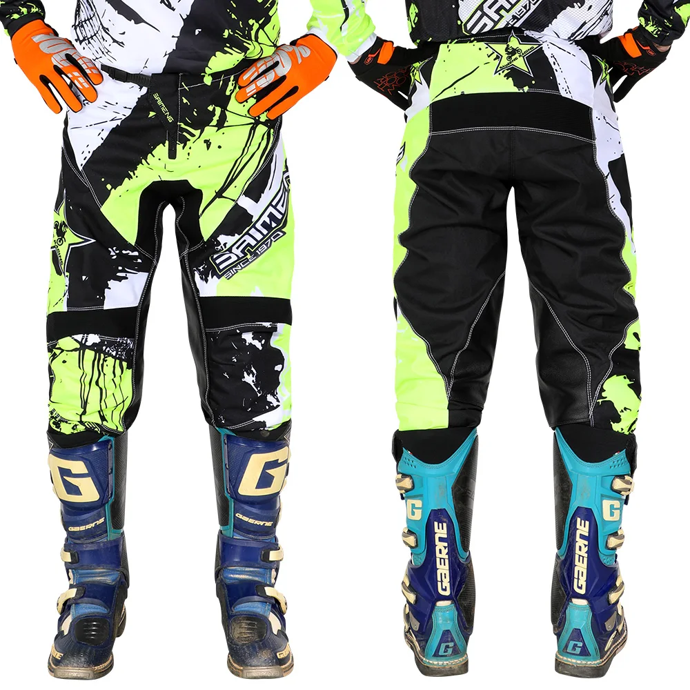 

Motocross Pant Racer MX mountain Off-road Mens Women's Downhill Motorcycle trousers Enduro MTB