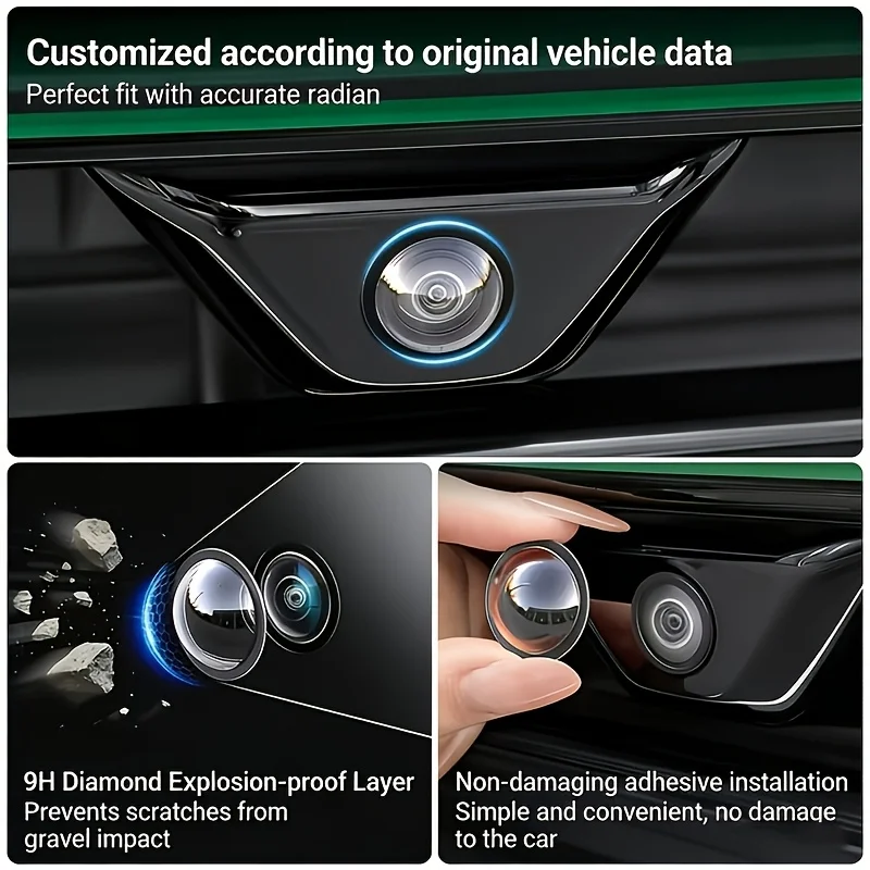 Nuevo Auto 360 °   Cubierta Protectora para Lente de Cámara Panorámica, Antiarañazos, Antipolvo, Impermeable, Protector de Lente para la Mayoría de los SUV y Sedanes
