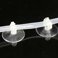 10Pcs/lot 5mm Aquarium Suction Cup Holder Suction Disc Sucker for Fish Tank Pump Airline Tube Aquariums Holders Sucker